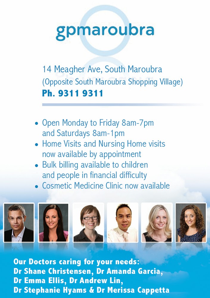 Dr Christensen Shane | hospital | 14 Meagher Ave, Maroubra NSW 2035, Australia | 0293119311 OR +61 2 9311 9311