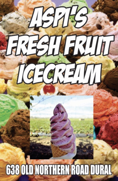 Aspis Fresh Fruit Icecream | food | 638A Old Northern Rd, Dural NSW 2158, Australia | 0420731239 OR +61 420 731 239