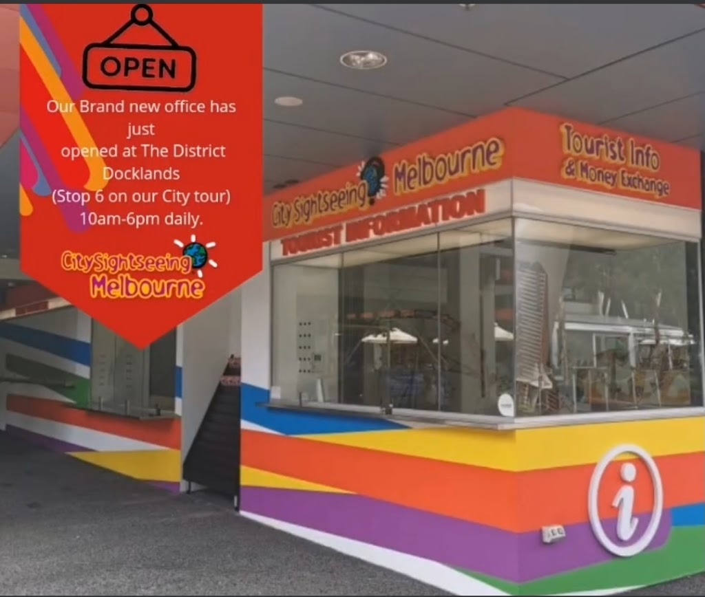 City Sightseeing Melbourne - Tourist Information Booth | travel agency | 101 Waterfront Way, Docklands VIC 3008, Australia | 0451140011 OR +61 451 140 011