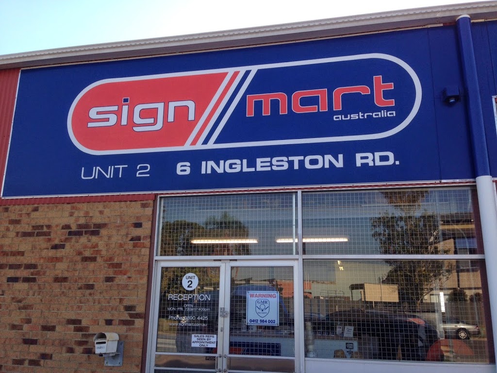 Signmart Australia Pty Ltd | 2/6 Ingleston Rd, Wakerley QLD 4054, Australia | Phone: (07) 3890 4425