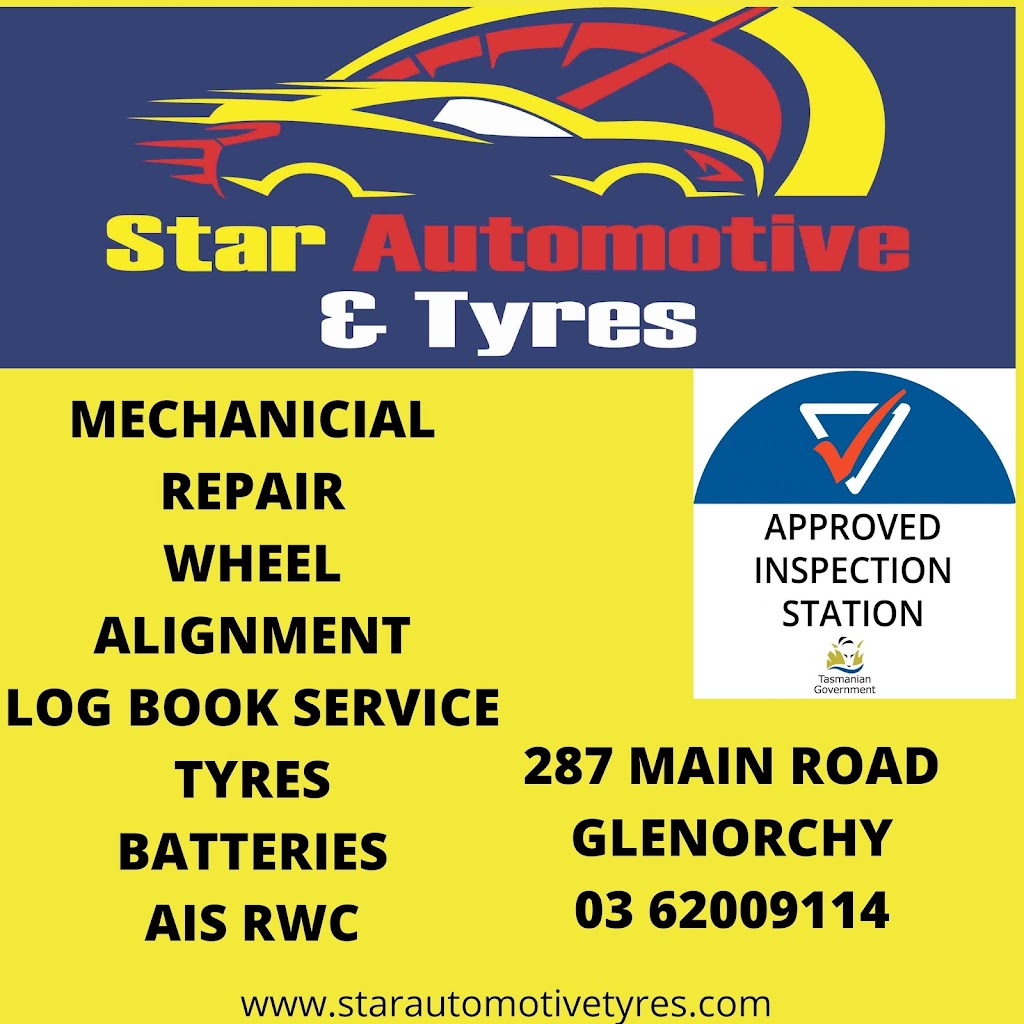 Star Automotive & Tyres | 8 Lamb Pl, Cambridge TAS 7170, Australia | Phone: (03) 6200 9114