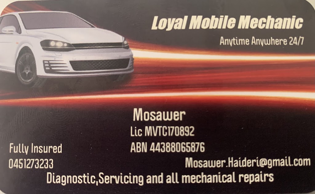 Loyal Mobile Mechanic Sydney | car repair | 4 Kim Pl, Quakers Hill NSW 2765, Australia | 0451273233 OR +61 451 273 233