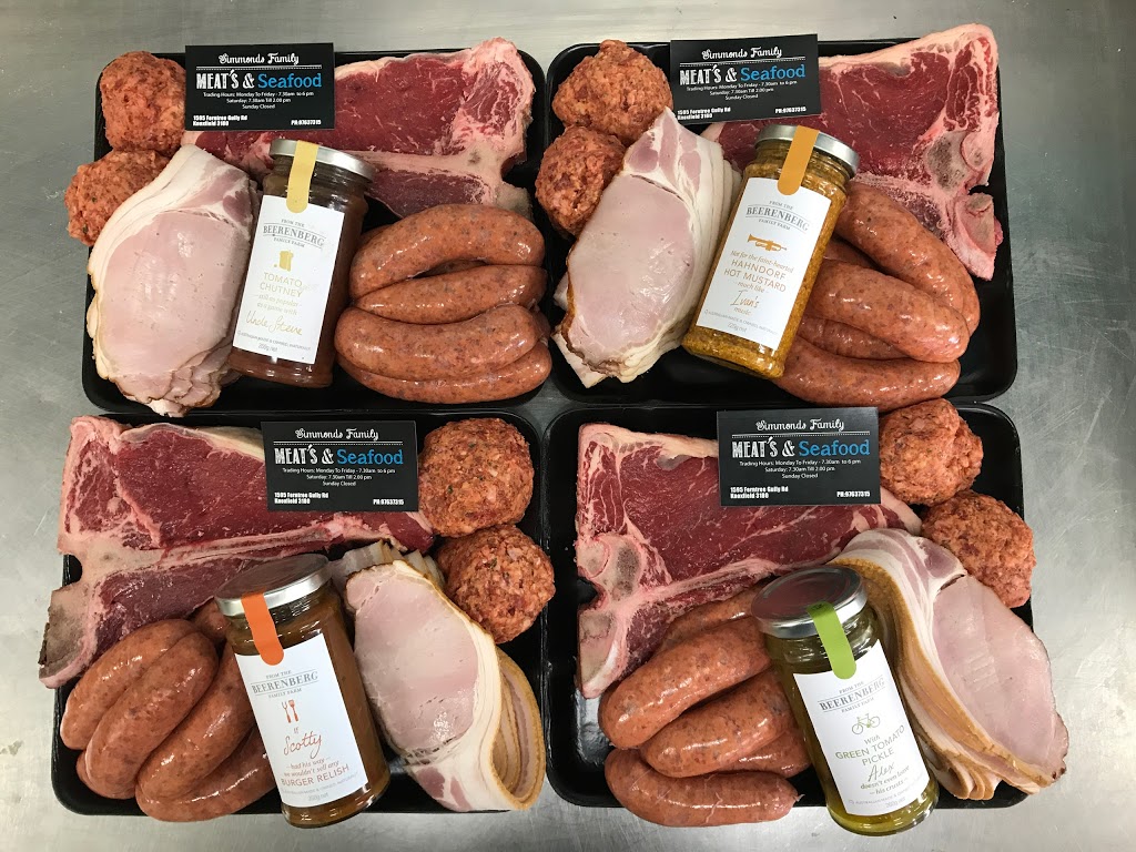 Simmonds Family Meats & Seafood | store | 1595 Ferntree Gully Rd, Knoxfield VIC 3180, Australia | 0397637315 OR +61 3 9763 7315