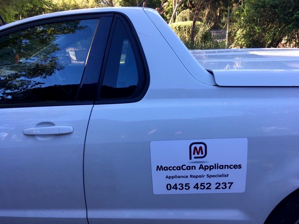 MaccaCan Appliances | 48 Durham Rd, Kilsyth VIC 3137, Australia | Phone: 0435 452 237