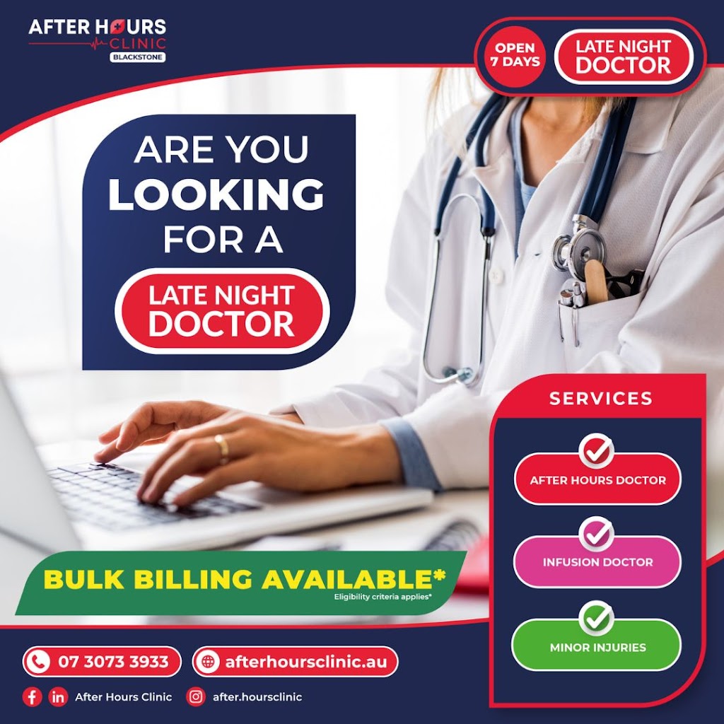After Hours Clinic | Building 2/A 14 Hill St, Blackstone QLD 4304, Australia | Phone: (07) 3073 3933