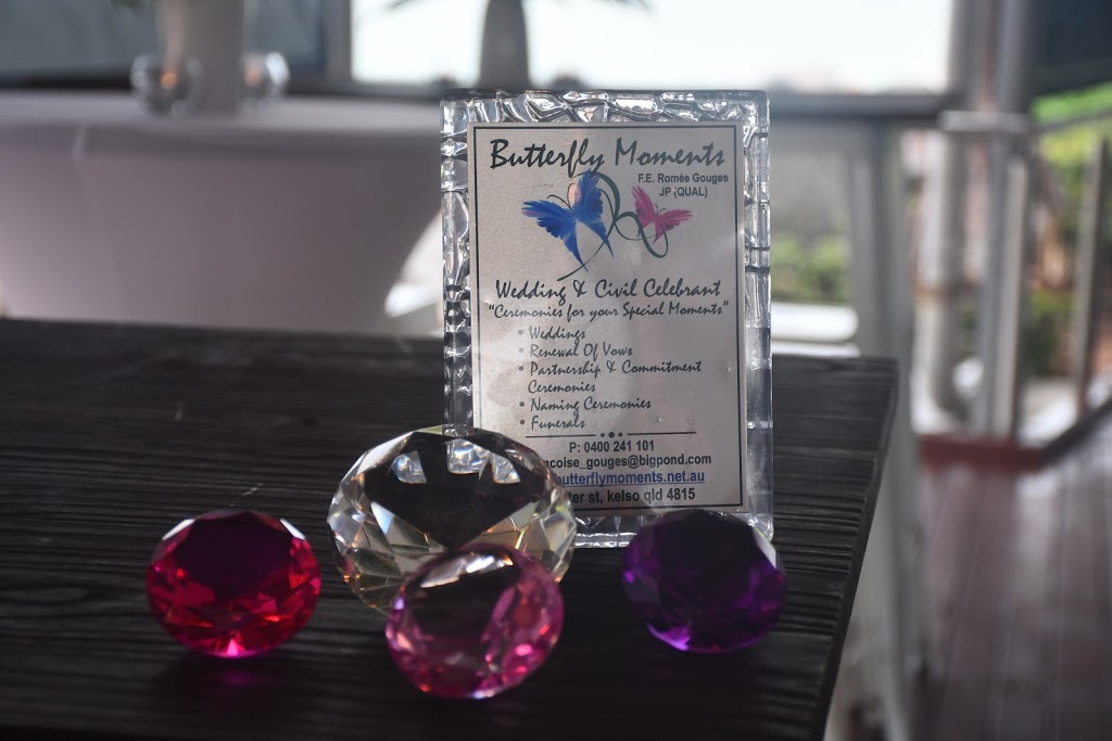 Butterfly Moments - Francoise (Romee) Gouges, Celebrant | 56 Peter St, Kelso QLD 4815, Australia | Phone: 0400 241 101