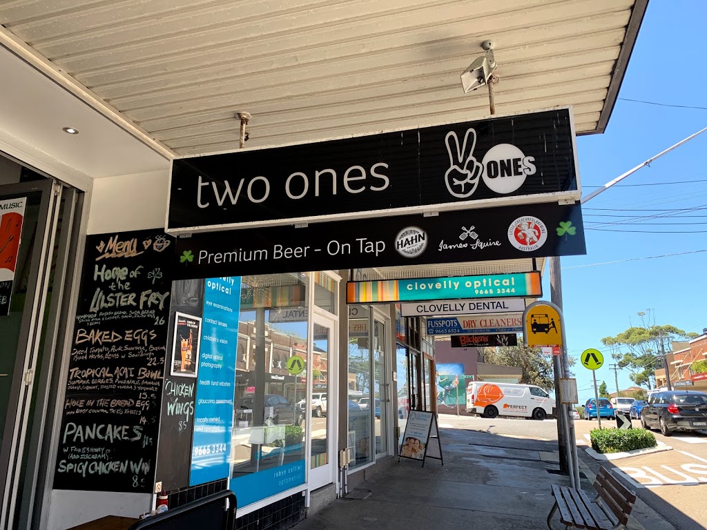 Two ones - cafe and bar | cafe | 211 Clovelly Rd, Randwick NSW 2031, Australia | 0296647903 OR +61 2 9664 7903