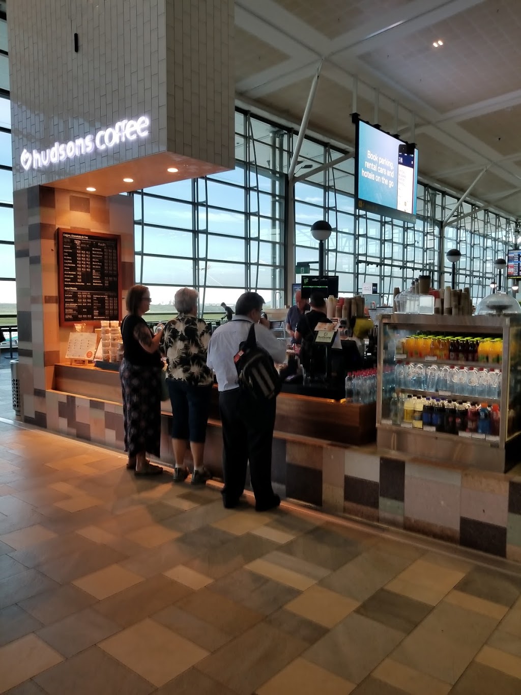 Hudsons Coffee | cafe | Level 3, Brisbane Airport (BNE), International Terminal, 24 Airport Dr, Eagle Farm QLD 4009, Australia | 0738606171 OR +61 7 3860 6171
