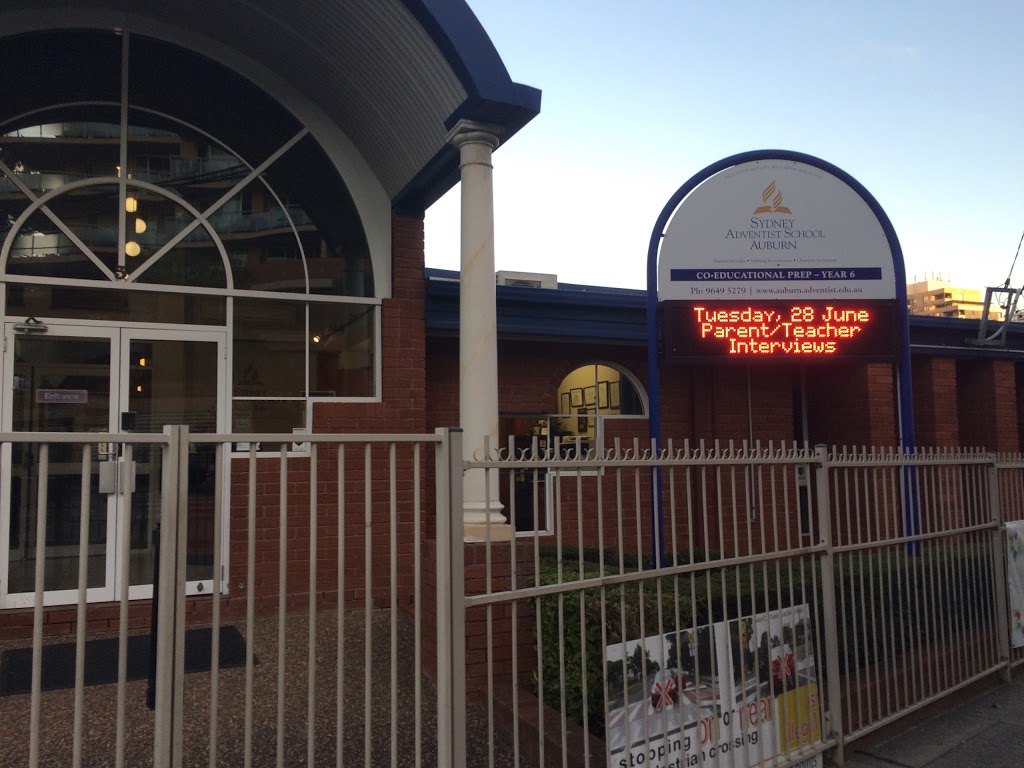 Sydney Adventist School Auburn | school | 3 Macquarie Rd, Auburn NSW 2144, Australia | 0296495279 OR +61 2 9649 5279