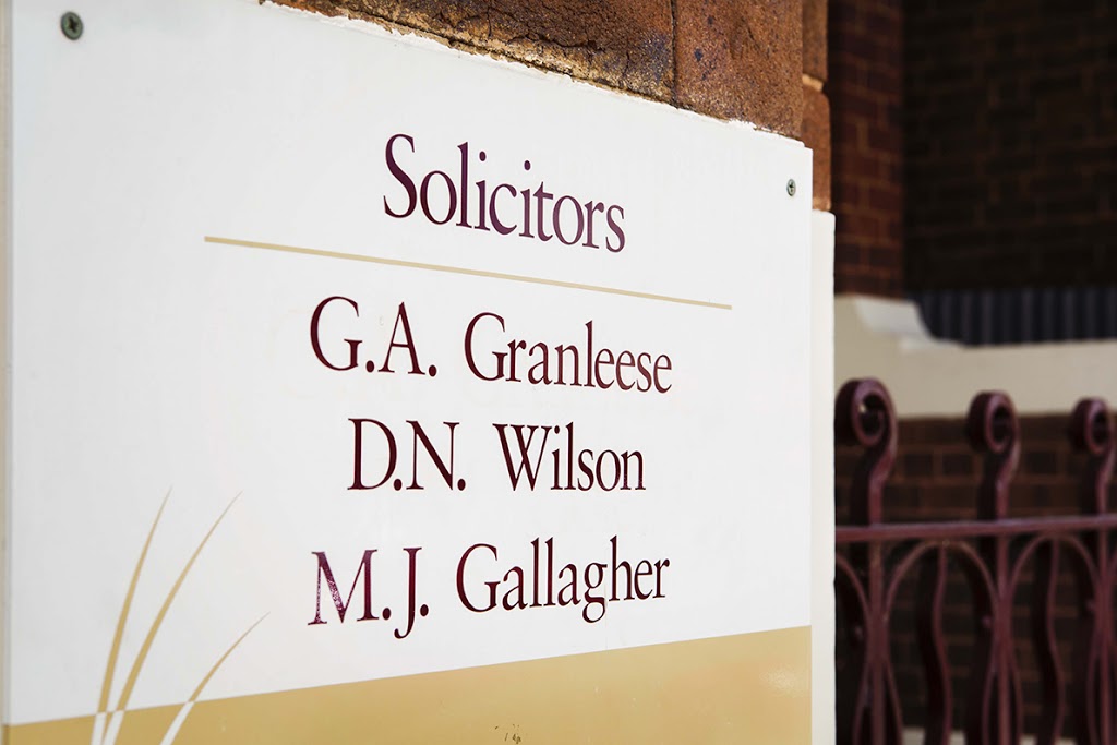 Granleese & Co. Pty Ltd | lawyer | 169 Hoskins St, Temora NSW 2666, Australia | 0269771444 OR +61 2 6977 1444