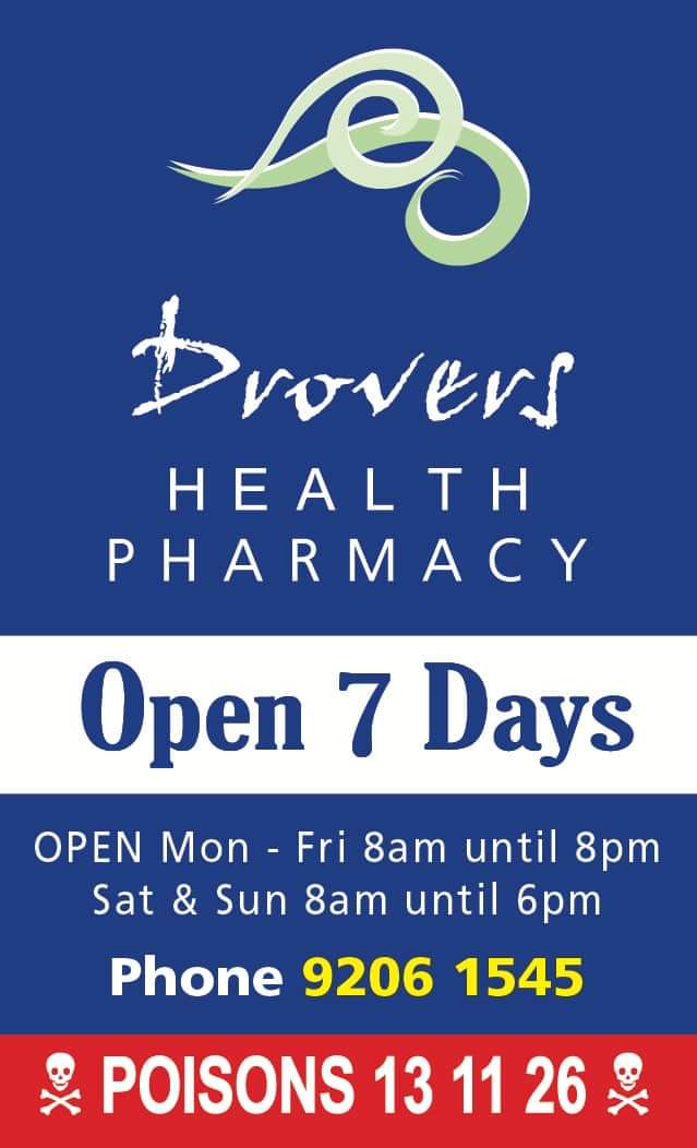 Drovers Health Pharmacy | pharmacy | 11/1397 Wanneroo Rd, Wanneroo WA 6065, Australia | 0892061545 OR +61 8 9206 1545