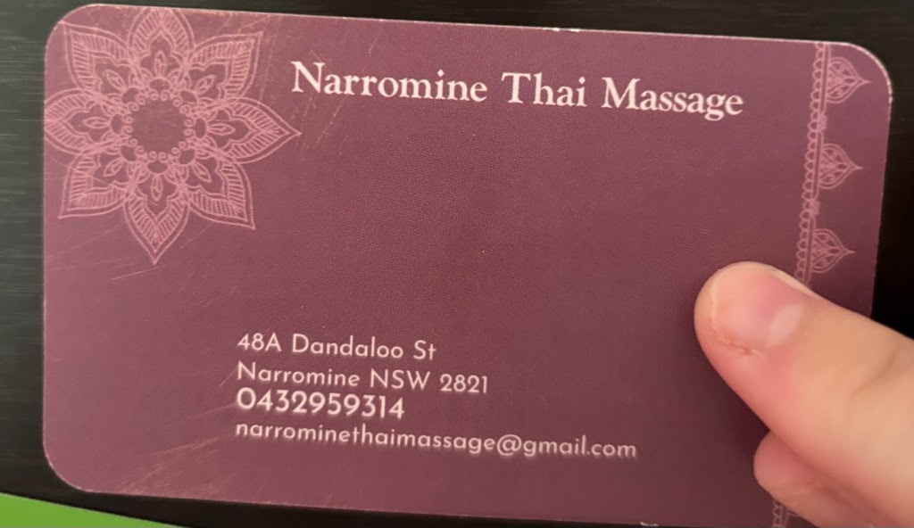 Narromine Thai Massage | 48A Dandaloo St, Narromine NSW 2821, Australia | Phone: 0432 959 314