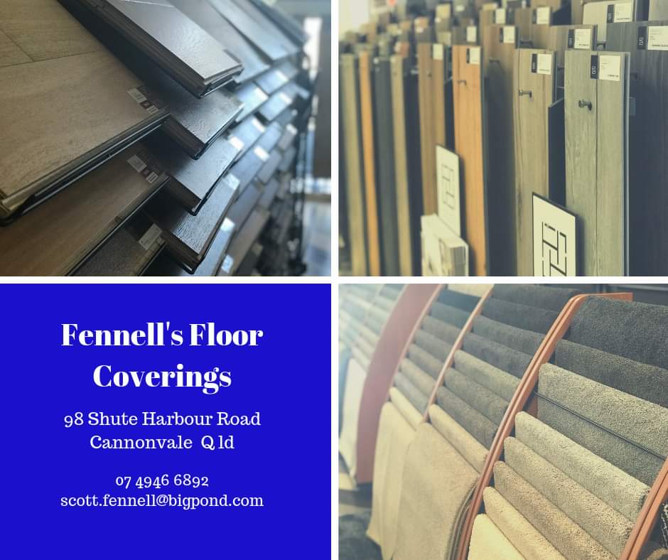 Fennell’s Floor Coverings | home goods store | 98 Shute Harbour Rd, Cannonvale QLD 4802, Australia | 0749466892 OR +61 7 4946 6892