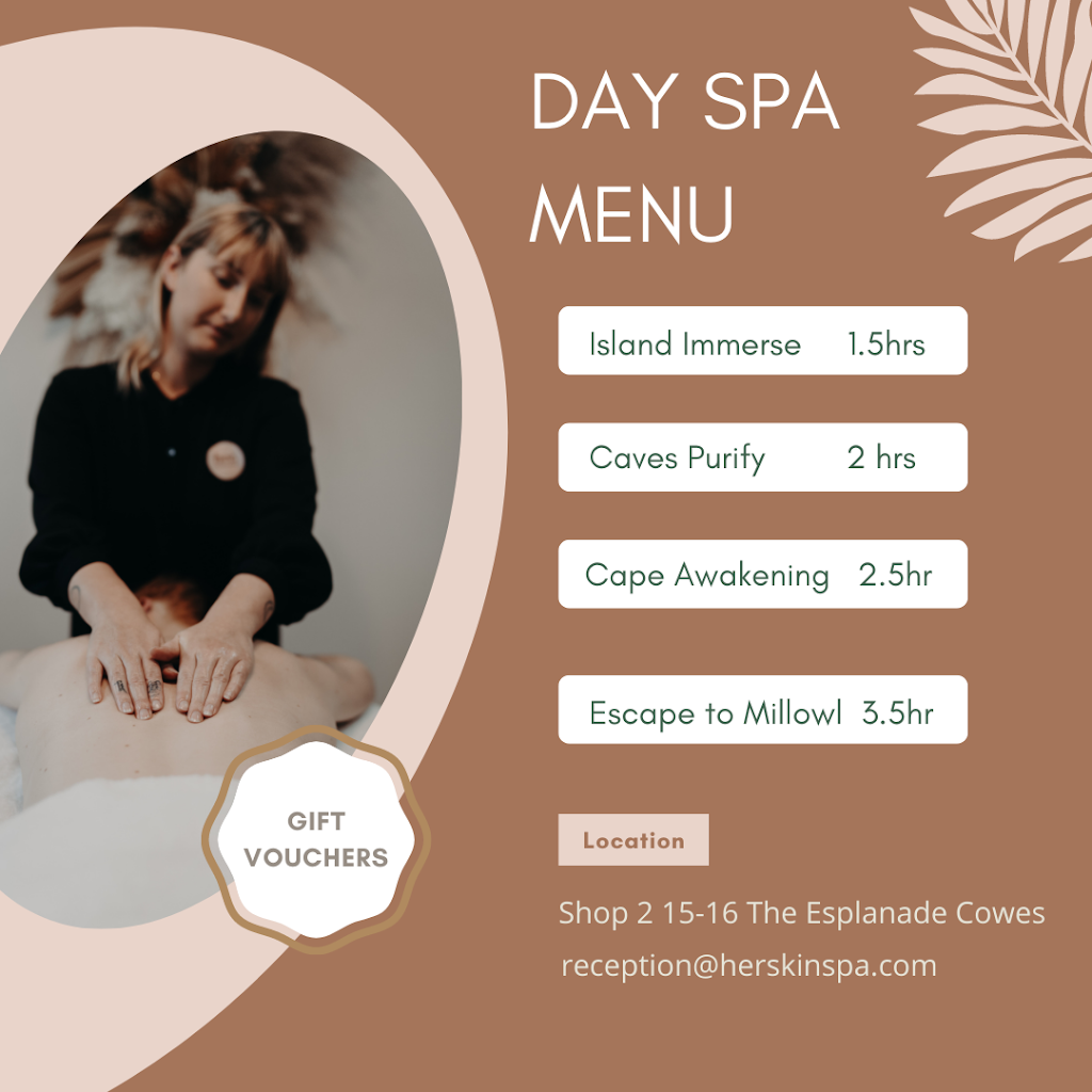 her. day spa | 16 The Esplanade, Cowes VIC 3922, Australia | Phone: 0484 259 067