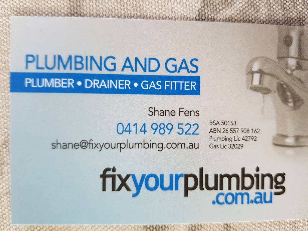 Fix Your Plumbing | plumber | 104 Kamarin St, Manly West QLD 4179, Australia | 0414989522 OR +61 414 989 522