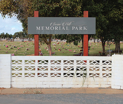 Swan Hill Cemetery Trust | cemetery | 65 Coronation Ave, Swan Hill VIC 3585, Australia | 0418315692 OR +61 418 315 692