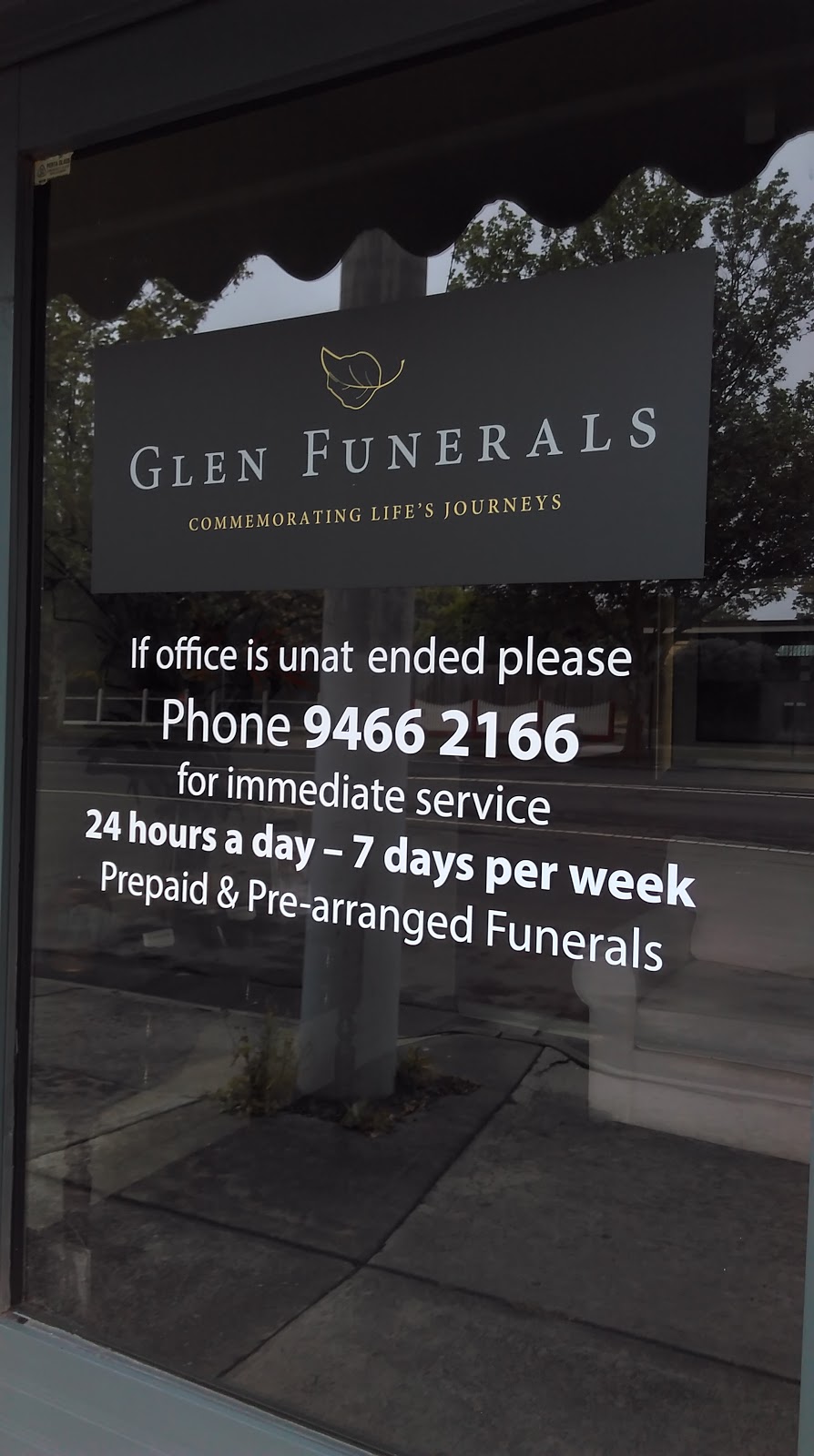 Glen Funerals Whittlesea | funeral home | 11 Beech St, Whittlesea VIC 3757, Australia | 1800260444 OR +61 1800 260 444