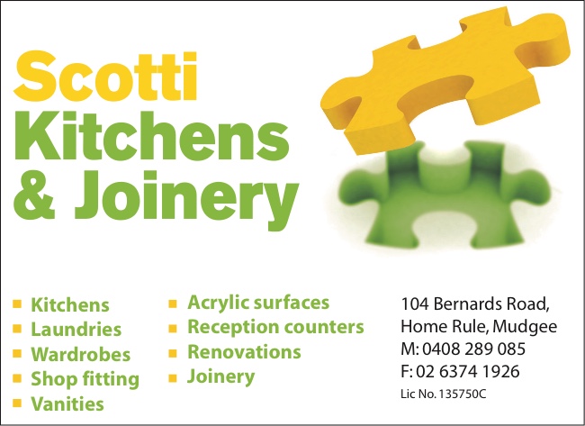 Scotti Kitchens & Joinery - Joinery, Kitchen Design, Kitchen Ren | home goods store | 104 Bernards Rd, Yarrawonga NSW 2850, Australia | 0408289085 OR +61 408 289 085
