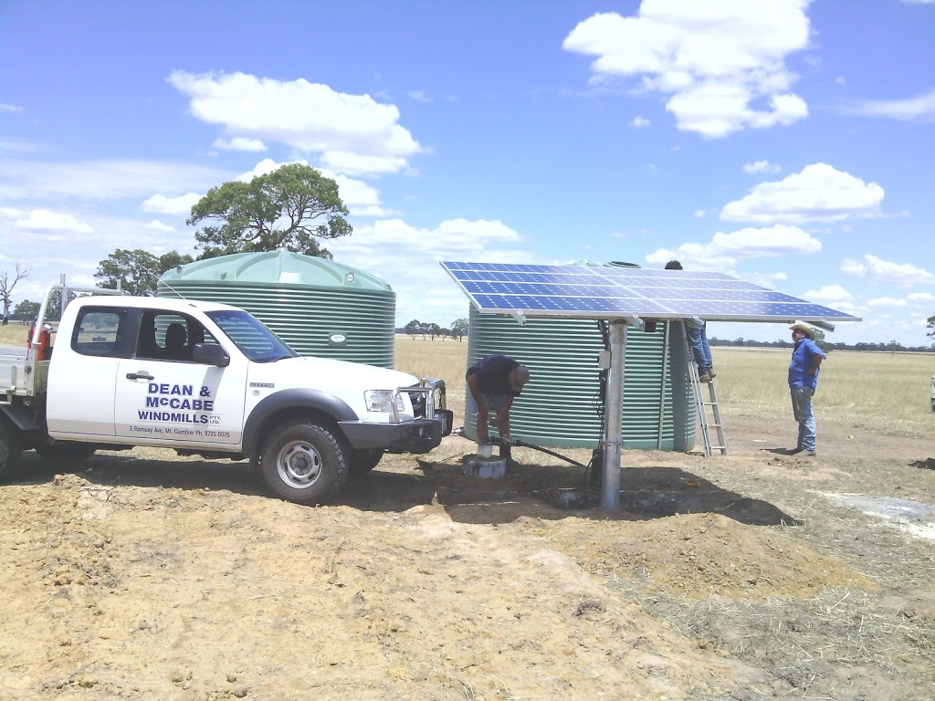 Dean & McCabe Windmills and Solar Pumps | food | 2 Ramsay Ave, Mount Gambier SA 5290, Australia | 0887250076 OR +61 8 8725 0076