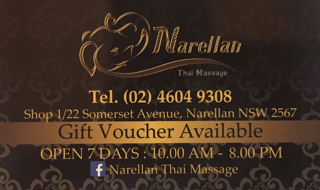 Narellan Thai Massage | Ground floor, next to the physiotherapy, 1/22 Somerset Ave, Narellan NSW 2567, Australia | Phone: (02) 4604 9308