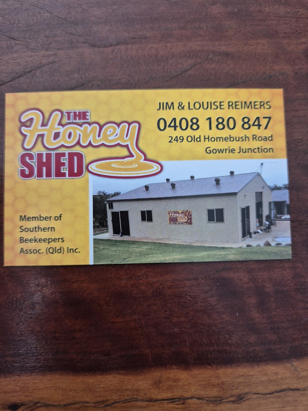 The Honey Shed | 249 Old Homebush Rd, Gowrie Junction QLD 4352, Australia | Phone: 0408 180 847