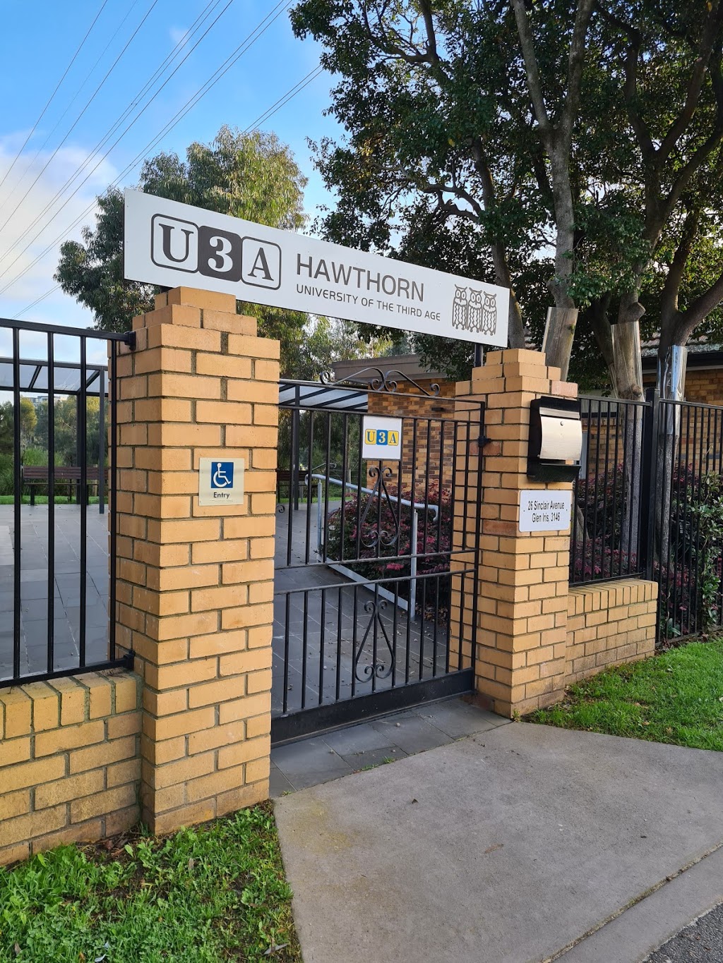 University of the Third Age, Hawthorn |  | 26 Sinclair Ave, Glen Iris VIC 3146, Australia | 0398210282 OR +61 3 9821 0282