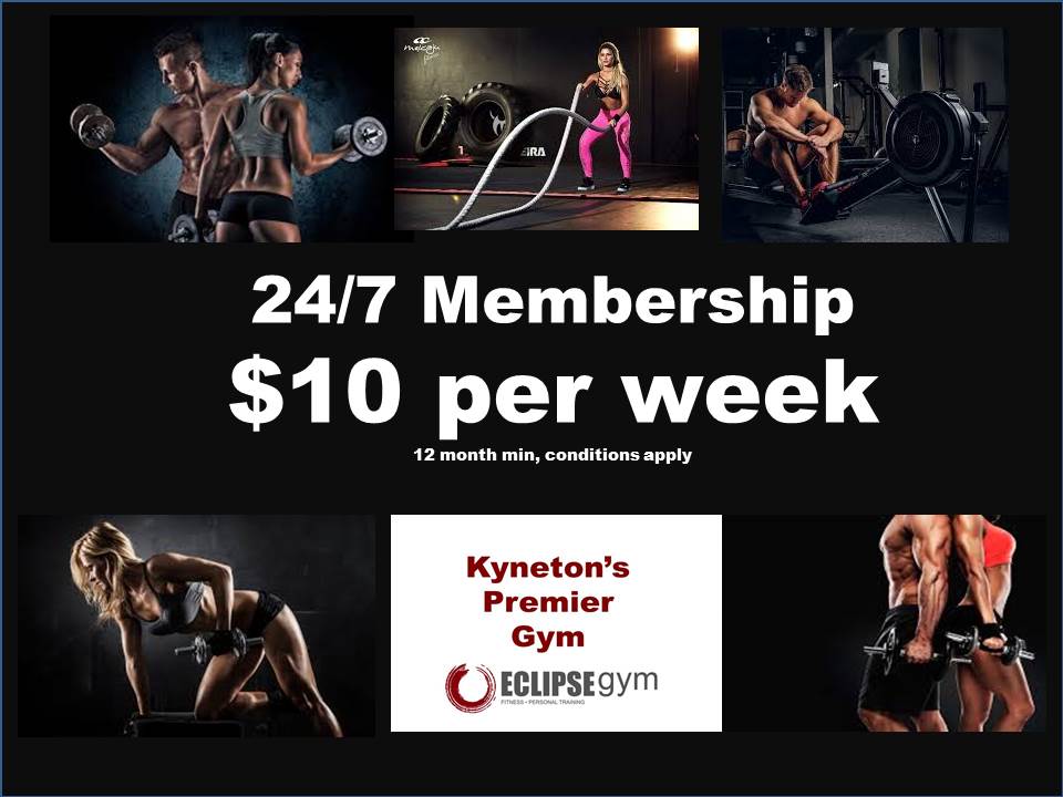 Eclipse Gym | gym | 22/24 Jennings St, Kyneton VIC 3444, Australia | 0403896189 OR +61 403 896 189