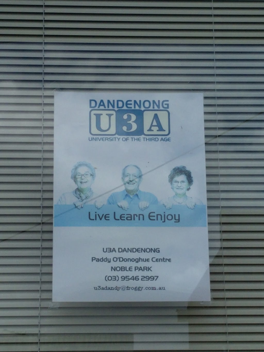 University of The Third Age Dandenong | 18 Buckley St, Noble Park VIC 3174, Australia | Phone: (03) 9546 2997