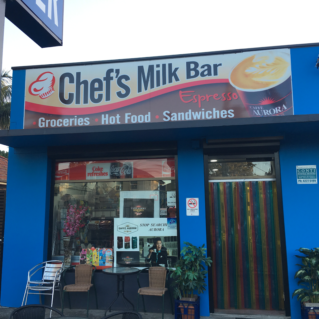 Chefs Milk Bar (coffee espresso) | cafe | 4 Murphys Ave, Gwynneville NSW 2500, Australia | 0242287684 OR +61 2 4228 7684