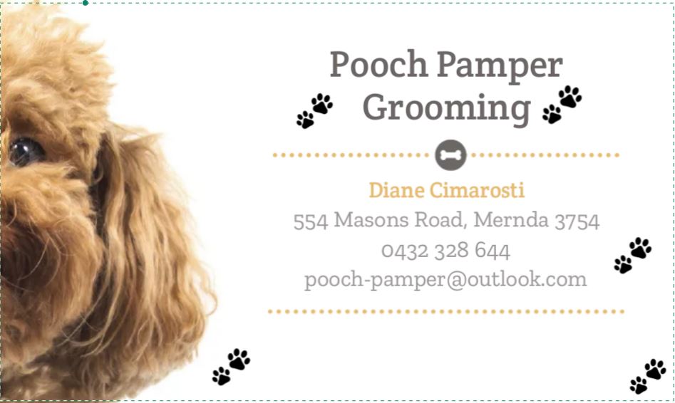 Pooch Pamper Grooming | 515 Wallan Rd, Whittlesea VIC 3757, Australia | Phone: 0432 328 644