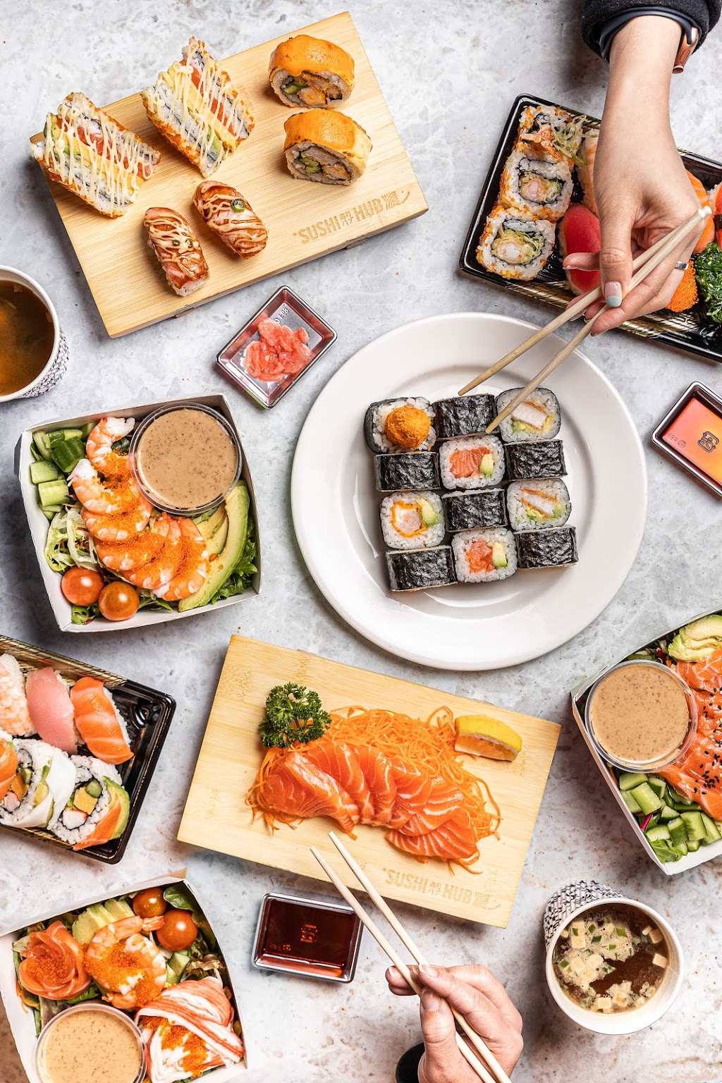 Sushi Hub Watergardens | Shop 126, Watergardens Town Centre, 399 Melton Hwy, Taylors Lakes VIC 3038, Australia | Phone: (03) 7036 2518