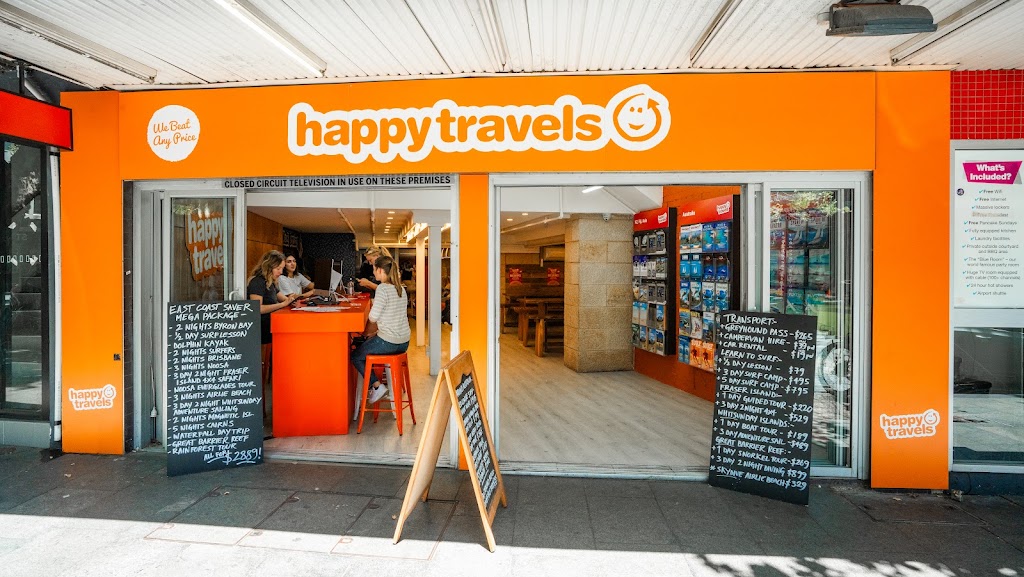 Happy Travels - Kings Cross | 40b Darlinghurst Rd, Potts Point NSW 2011, Australia | Phone: (02) 5633 1149
