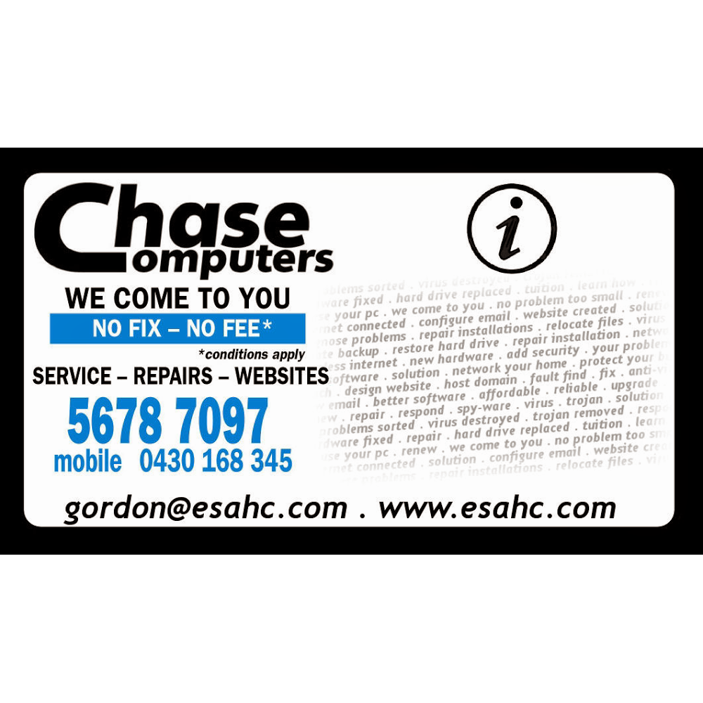 Chase Computers | electronics store | 300 McDowell Rd, Woolamai VIC 3995, Australia | 0356787097 OR +61 3 5678 7097