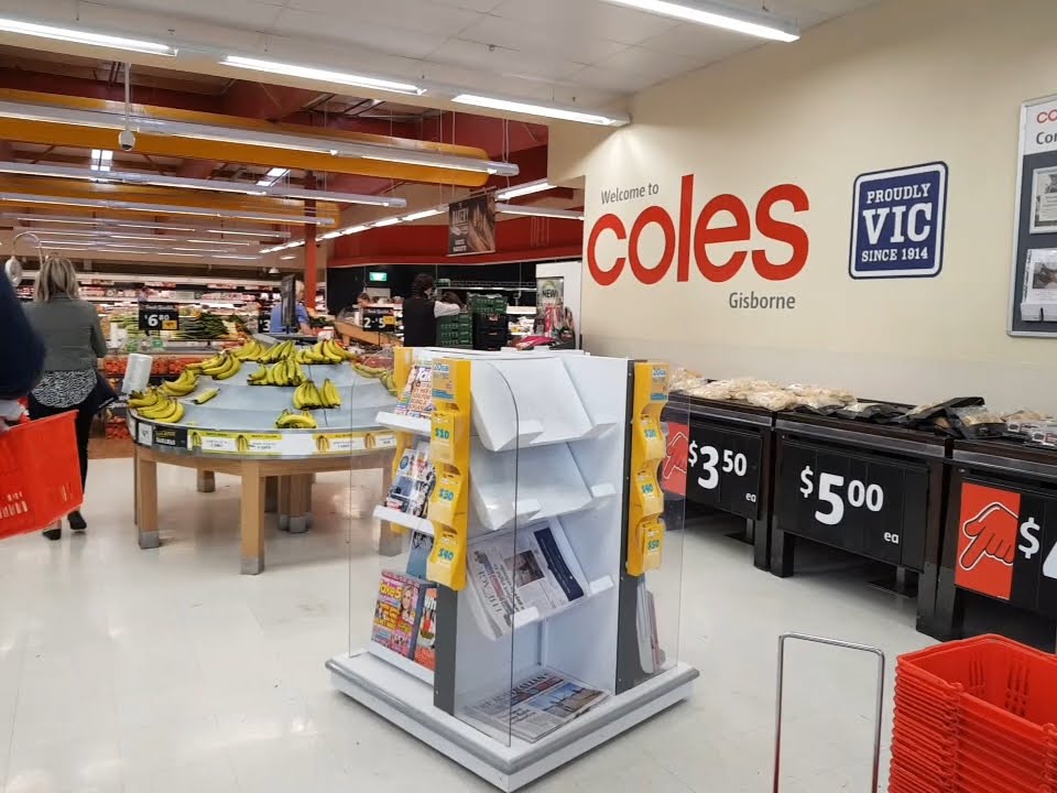 Coles Gisborne | supermarket | Robertson St, Gisborne VIC 3437, Australia | 0354283922 OR +61 3 5428 3922