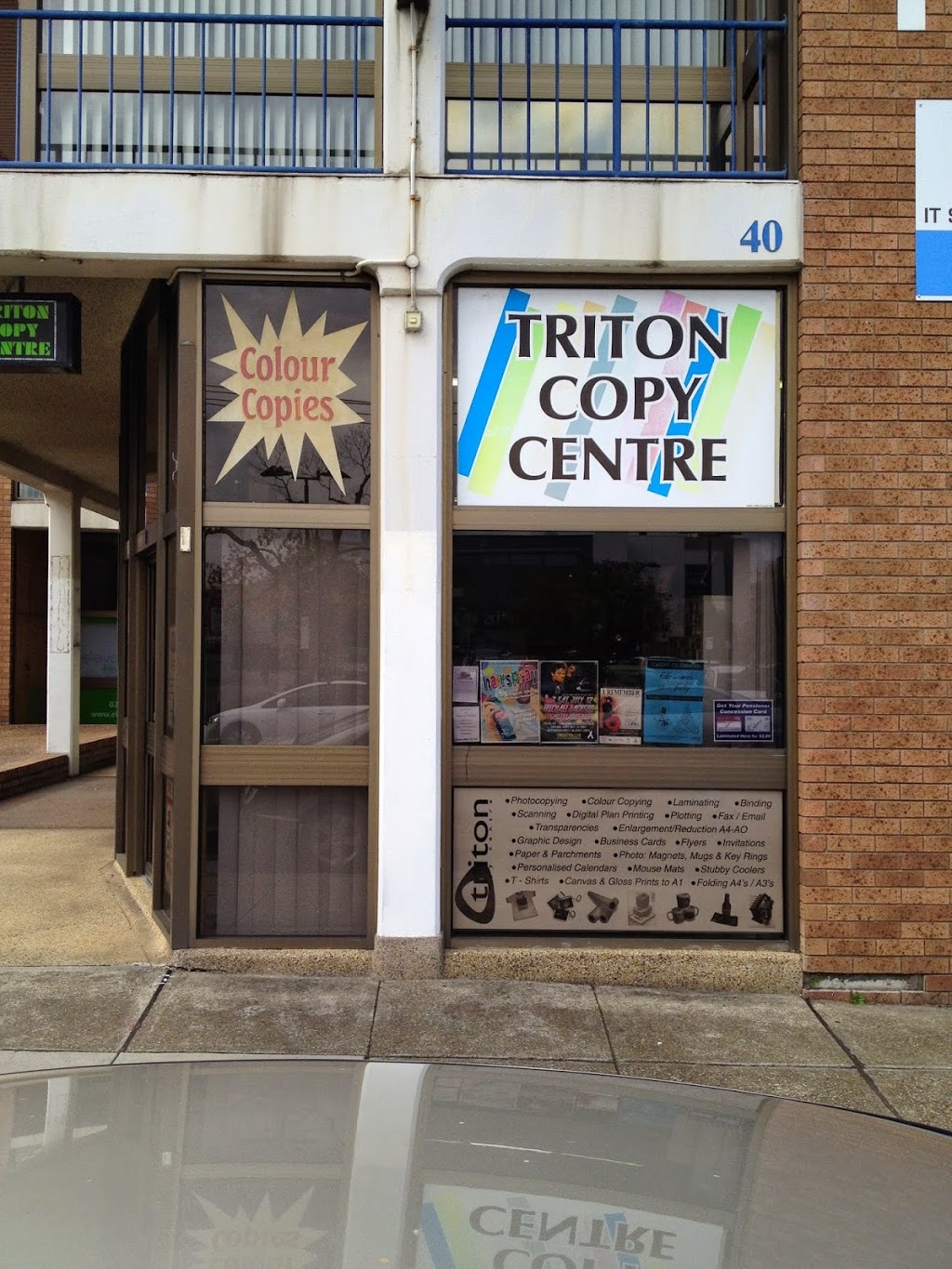 Triton Copy Centre | store | 40 Harrison St, Cardiff NSW 2285, Australia | 0249547499 OR +61 2 4954 7499