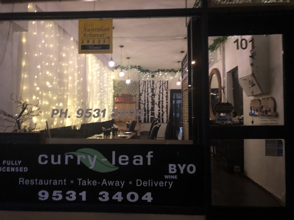 Curry Leaf Cafe | 101 Brighton Rd, Elwood VIC 3184, Australia | Phone: (03) 9531 3404