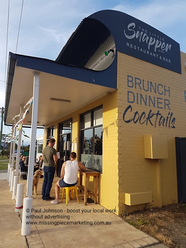 The Little Snapper | restaurant | 10 Fairlands St, Culburra Beach NSW 2540, Australia | 0244472444 OR +61 2 4447 2444