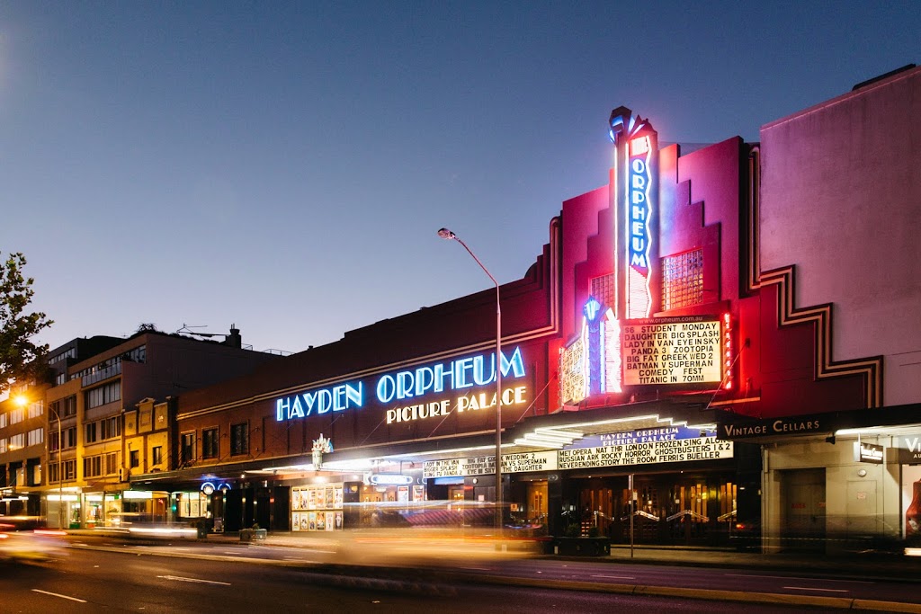 Hayden Orpheum Picture Palace | movie theater | 380 Military Rd, Cremorne NSW 2090, Australia | 0299084344 OR +61 2 9908 4344