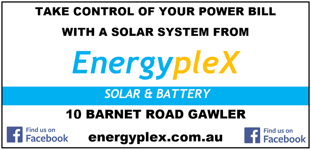 Energyplex Pty Ltd | 10 Barnet Rd, Gawler West SA 5118, Australia | Phone: 0411 146 443