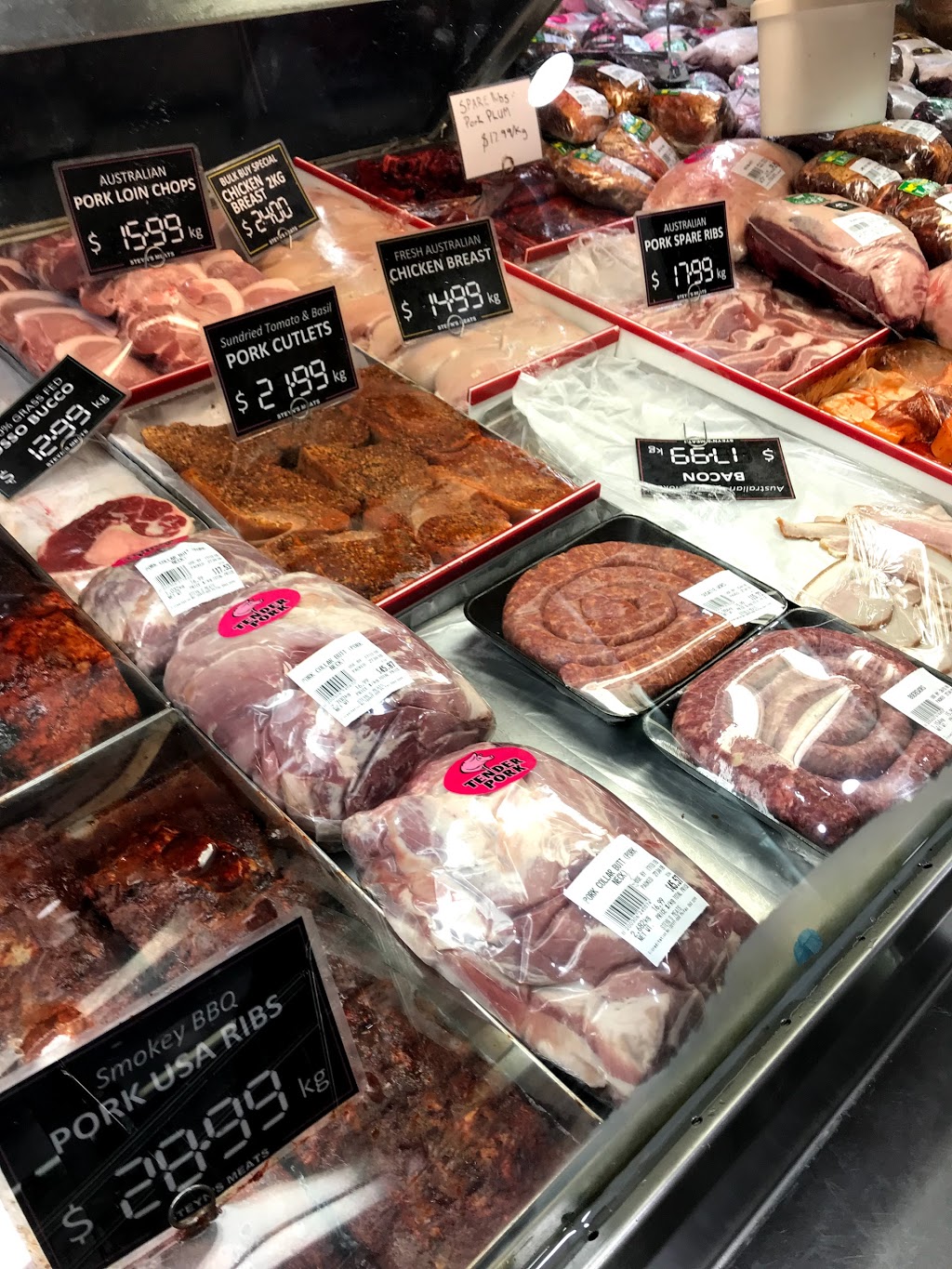 Steyns Meats | restaurant | Aspley Hypermarket, Shop 26/59 Albany Creek Rd, Aspley QLD 4034, Australia | 0732632299 OR +61 7 3263 2299