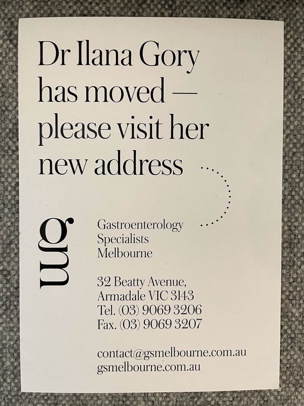 Dr Ilana Gory | 32 Beatty Ave, Armadale VIC 3143, Australia | Phone: (03) 9069 3206