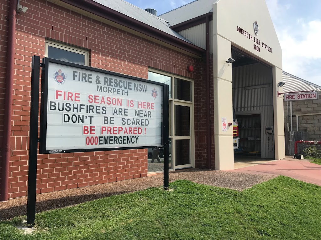 Fire and Rescue NSW Morpeth Fire Station | fire station | 169 Swan St, Morpeth NSW 2321, Australia | 0249332757 OR +61 2 4933 2757