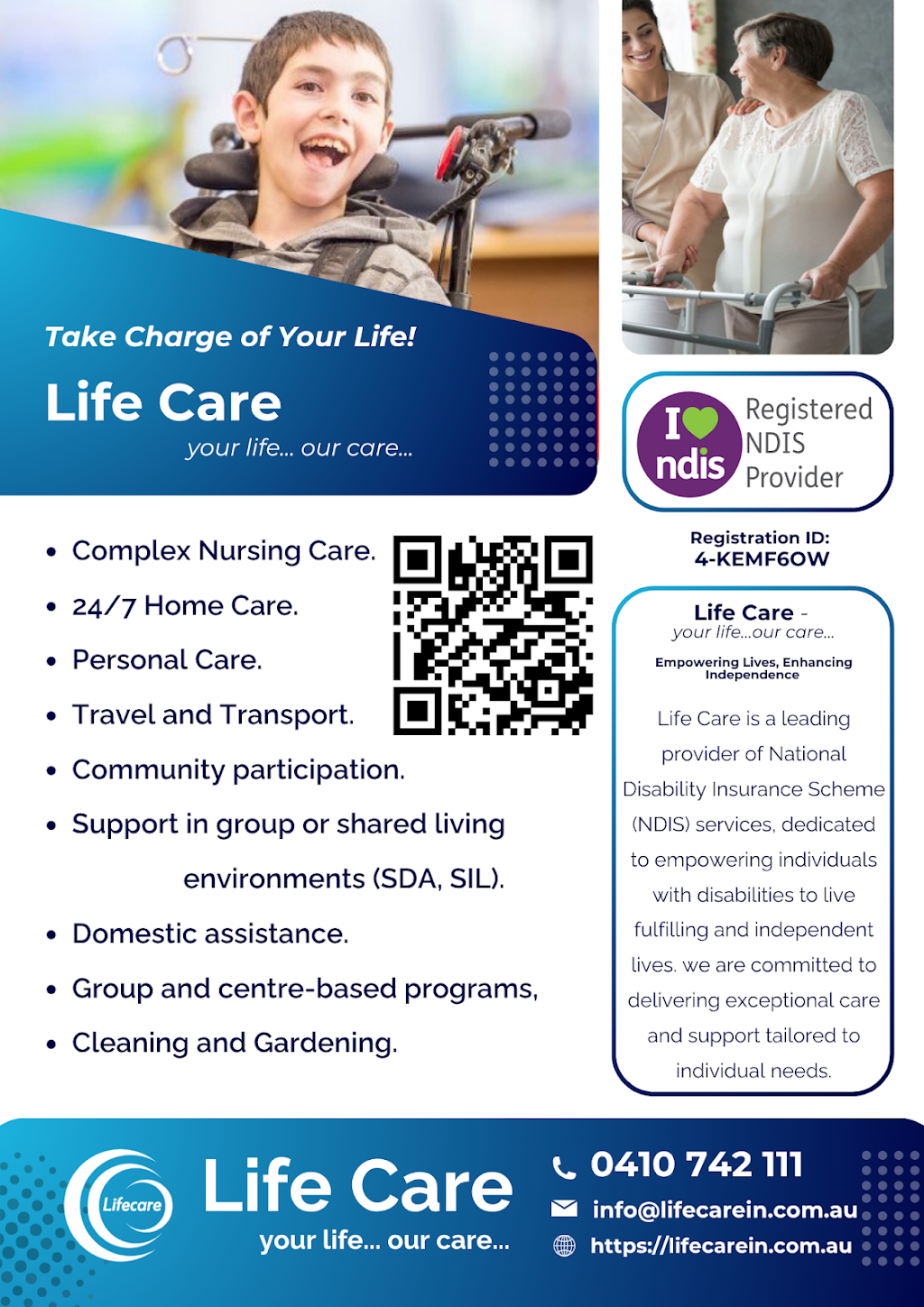 Life Care | 11 Sunnybrook Ave, Warragul VIC 3820, Australia | Phone: 0410 742 111