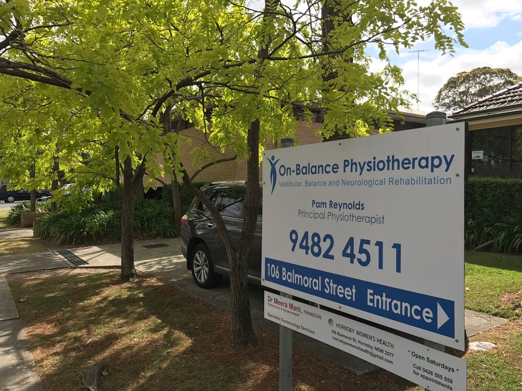 On-Balance Physiotherapy | physiotherapist | 106 Balmoral St, Hornsby NSW 2077, Australia | 0294824511 OR +61 2 9482 4511