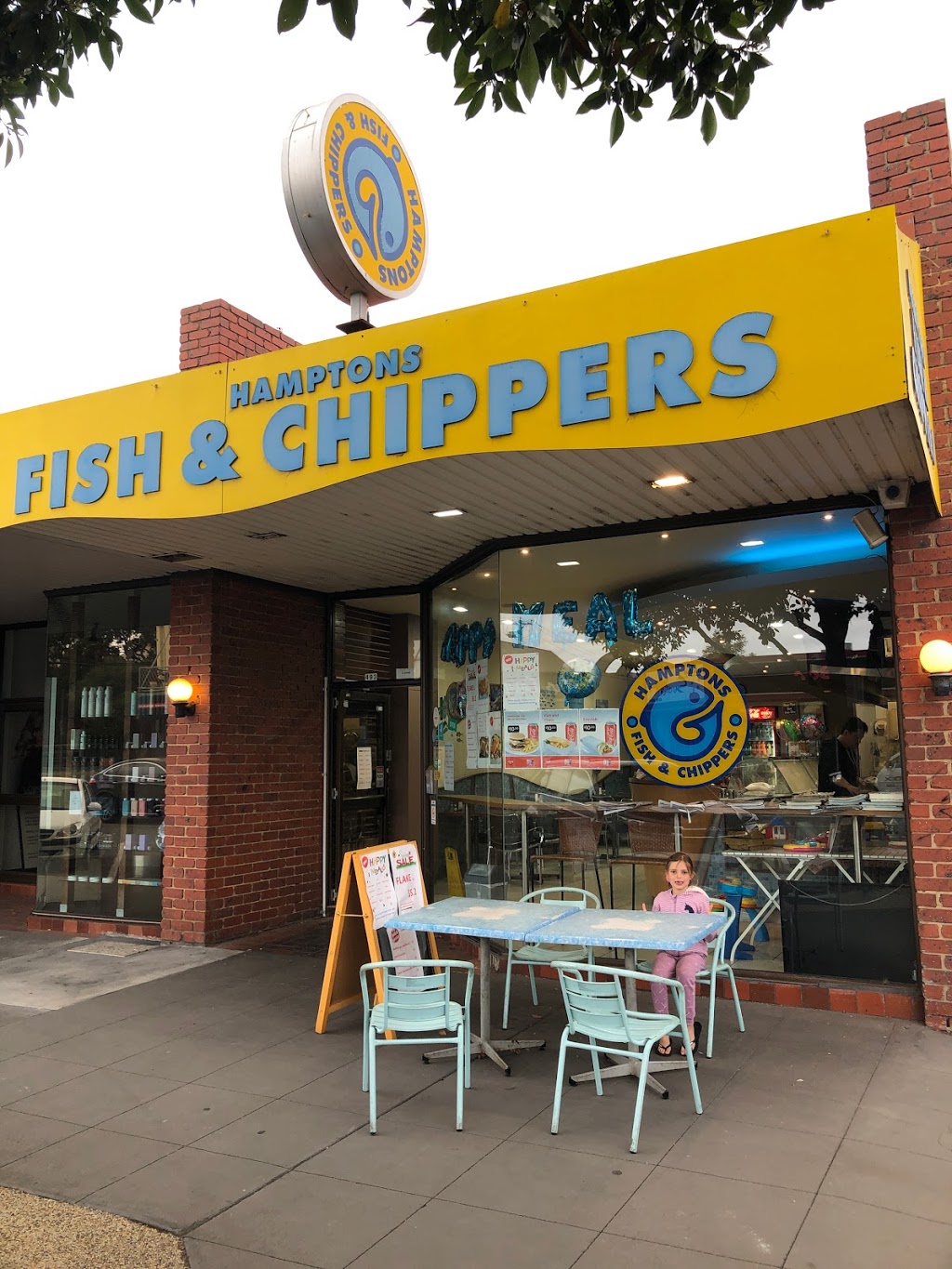 Hamptons Fish & Chippers | restaurant | 493 Hampton St, Hampton VIC 3188, Australia | 0395970200 OR +61 3 9597 0200