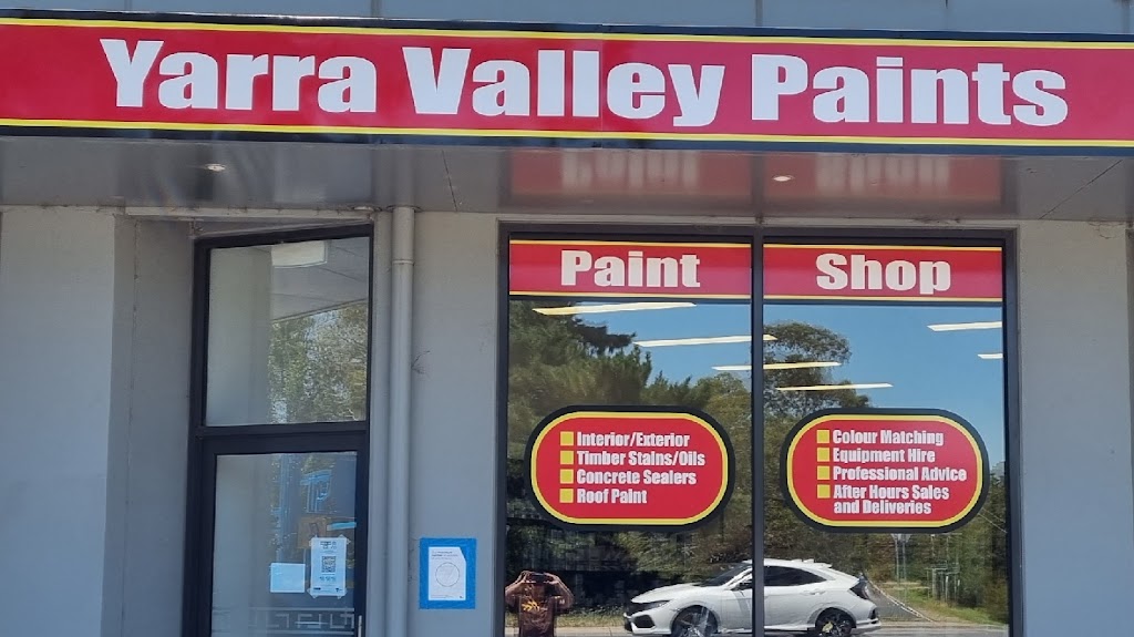 Yarra Valley Paints | Shop 6/1609 Warburton Hwy, Woori Yallock VIC 3139, Australia | Phone: 0459 806 117