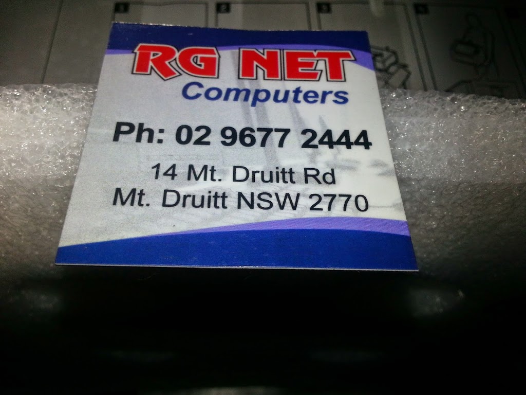 RG Net | electronics store | 14 Mount Druitt Rd, Mount Druitt NSW 2770, Australia | 0296772444 OR +61 2 9677 2444