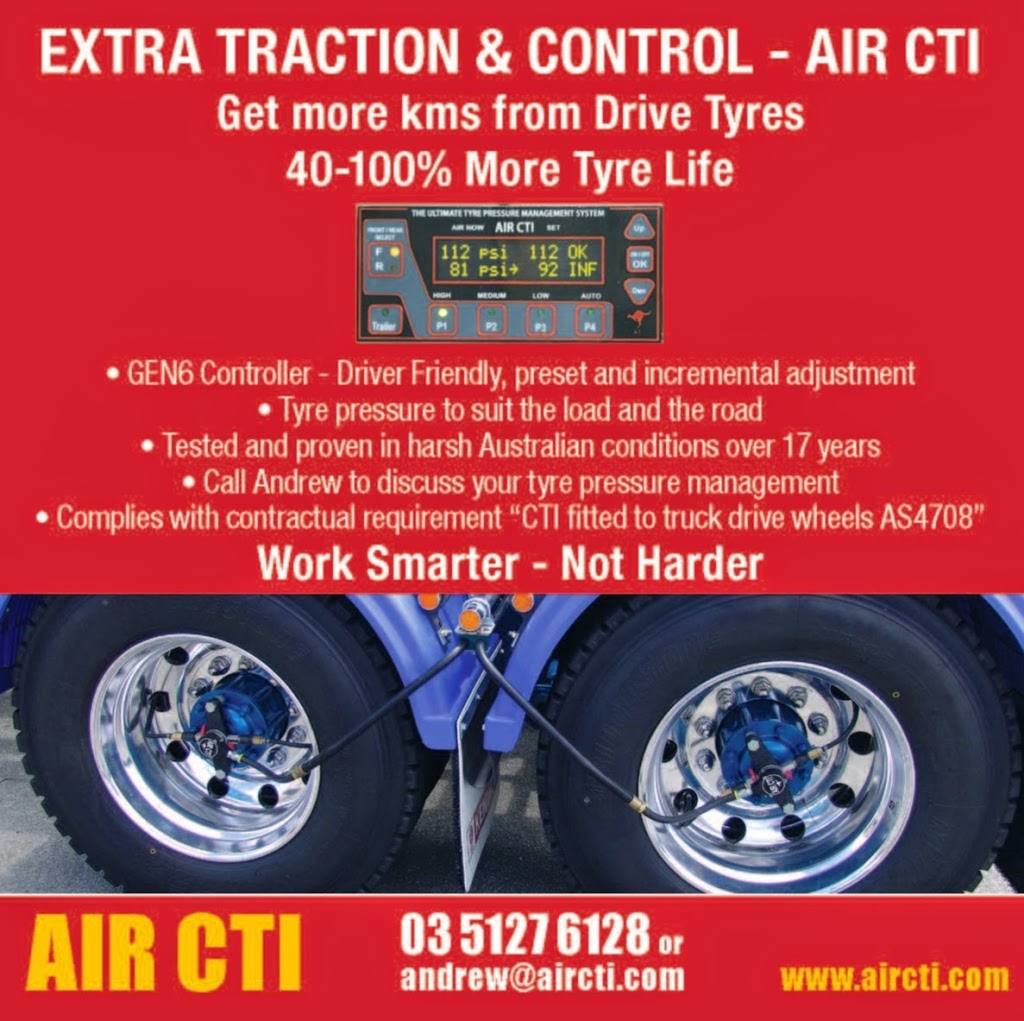 AIR CTI - Central Tyre Inflation (Walhalla Rd) Opening Hours