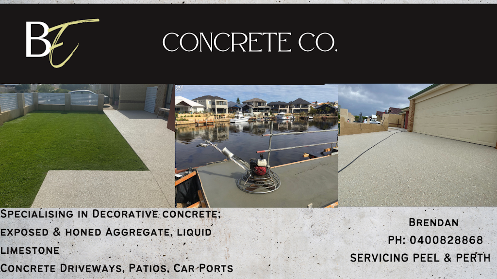 B&E Concrete Co. | general contractor | 17 Mawson Grange, Lakelands WA 6180, Australia | 0400828865 OR +61 400 828 865