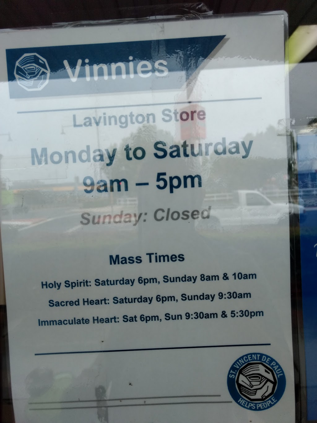 Vinnies Lavington | 321-323 Urana Rd, Lavington NSW 2641, Australia | Phone: (02) 6025 2239